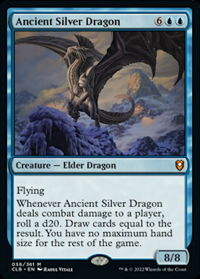 Ancient Silver Dragon [Commander Legends: Battle for Baldur's Gate] | Cards and Coasters CA