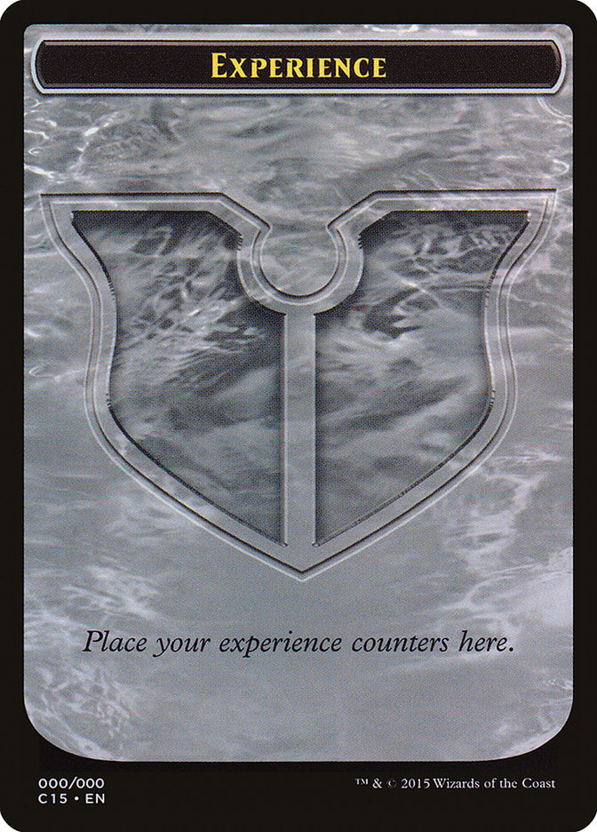 Experience // Experience Double-Sided Token [Commander 2015 Tokens] | Cards and Coasters CA