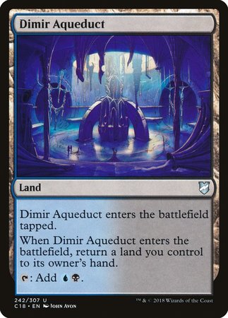 Dimir Aqueduct [Commander 2018] | Cards and Coasters CA