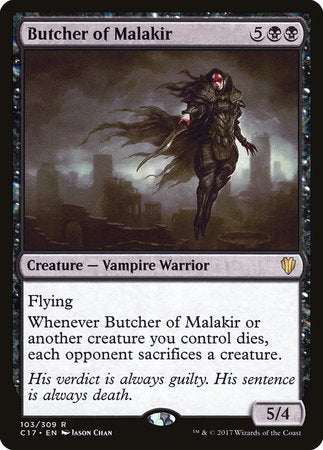 Butcher of Malakir [Commander 2017] | Cards and Coasters CA