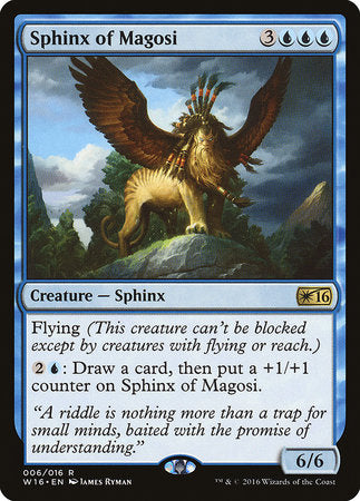 Sphinx of Magosi [Welcome Deck 2016] | Cards and Coasters CA