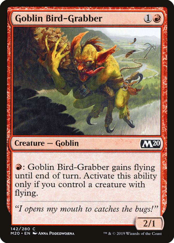 Goblin Bird-Grabber [Core Set 2020] | Cards and Coasters CA