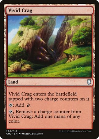 Vivid Crag [Commander Anthology Volume II] | Cards and Coasters CA