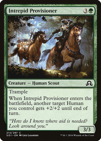 Intrepid Provisioner [Shadows over Innistrad] | Cards and Coasters CA