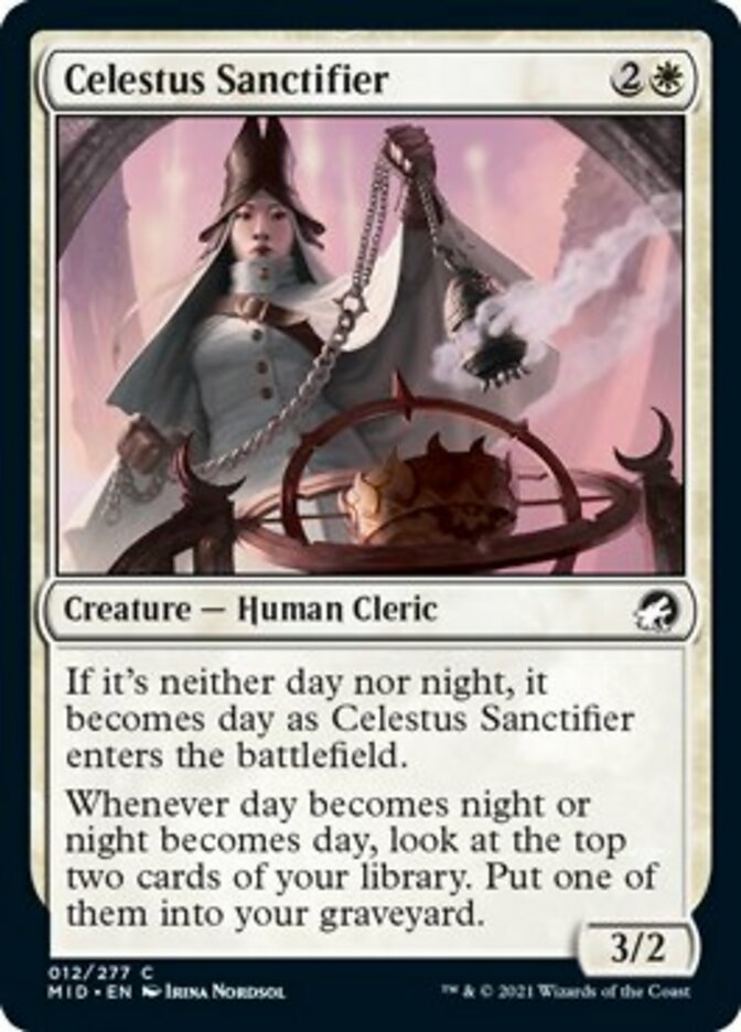 Celestus Sanctifier [Innistrad: Midnight Hunt] | Cards and Coasters CA