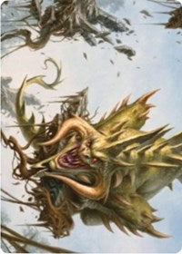 Canopy Baloth Art Card [Zendikar Rising Art Series] | Cards and Coasters CA