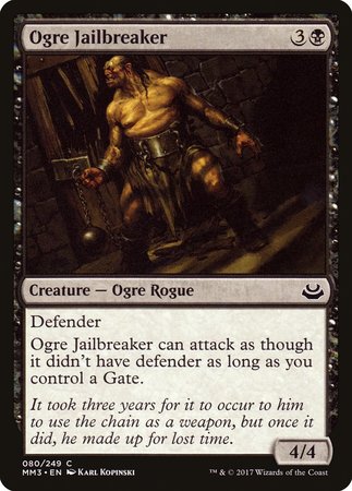 Ogre Jailbreaker [Modern Masters 2017] | Cards and Coasters CA