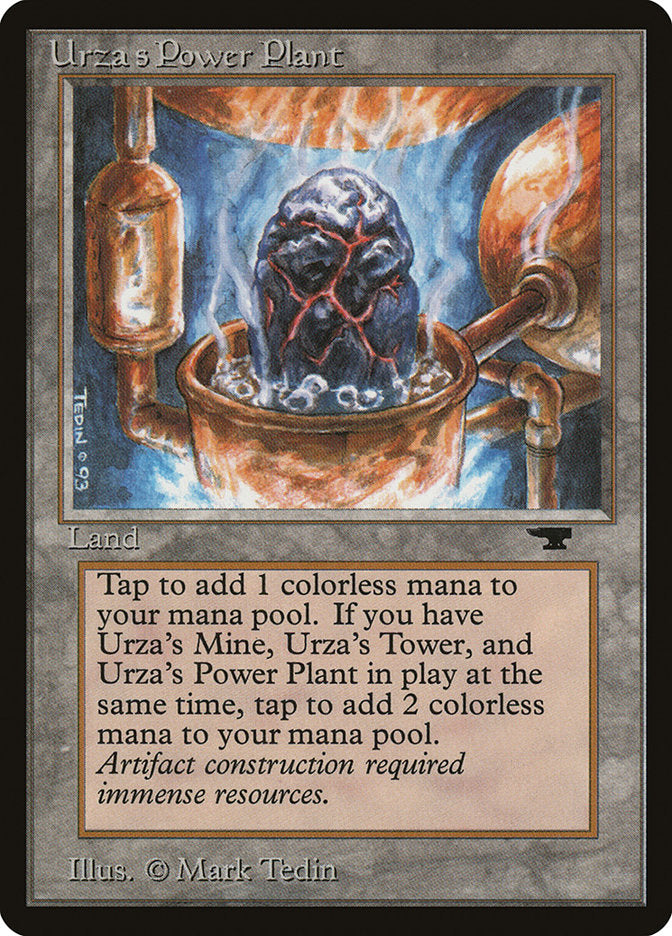 Urza's Power Plant (Boiling Rock) [Antiquities] | Cards and Coasters CA