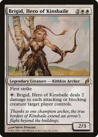 Brigid, Hero of Kinsbaile [Lorwyn] | Cards and Coasters CA