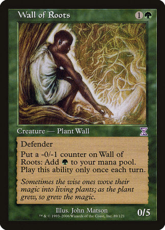 Wall of Roots [Time Spiral Timeshifted] | Cards and Coasters CA