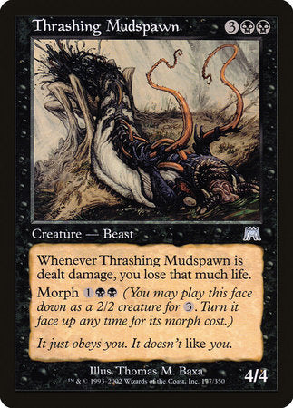 Thrashing Mudspawn [Onslaught] | Cards and Coasters CA