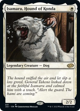 Isamaru, Hound of Konda [Jumpstart 2022] | Cards and Coasters CA