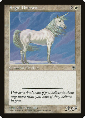 Regal Unicorn [Portal] | Cards and Coasters CA