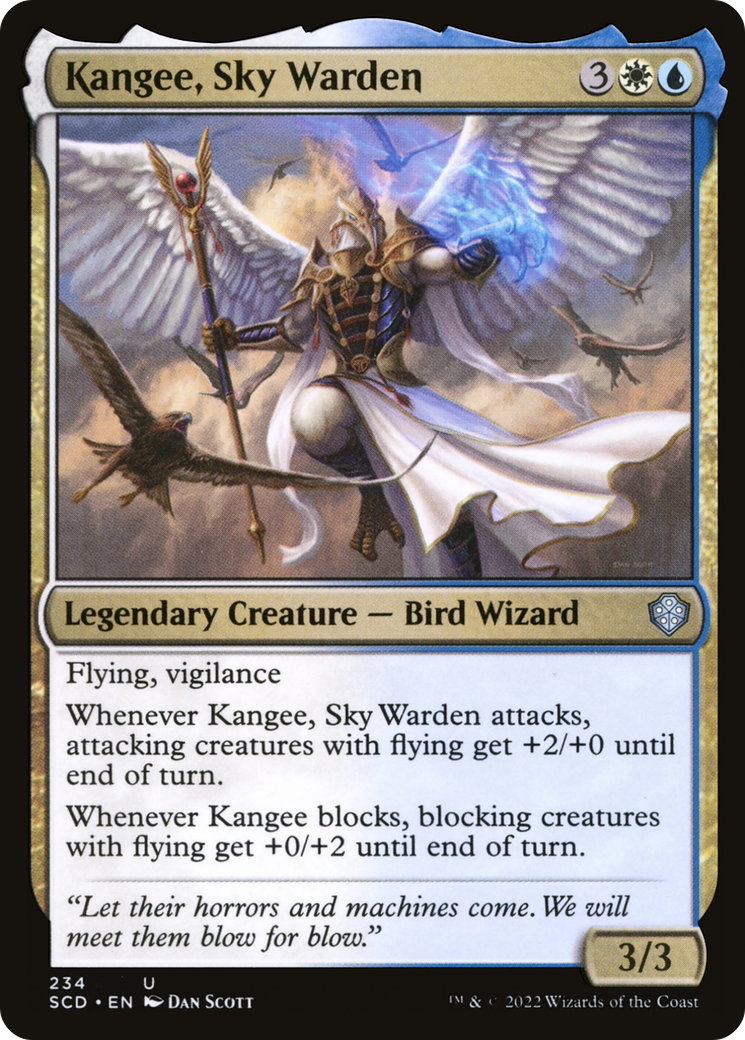 Kangee, Sky Warden [Starter Commander Decks] | Cards and Coasters CA