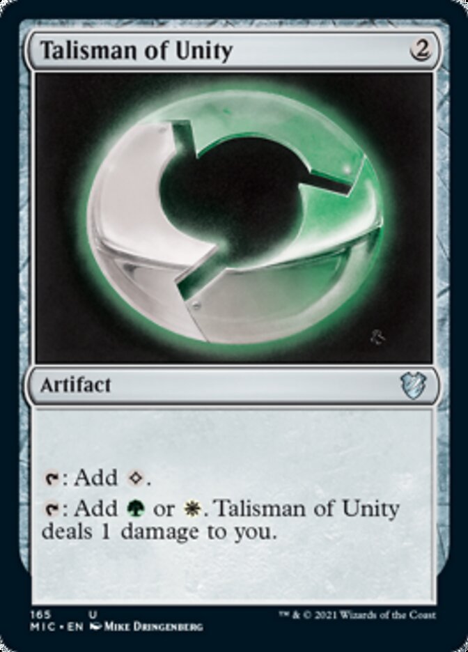 Talisman of Unity [Innistrad: Midnight Hunt Commander] | Cards and Coasters CA