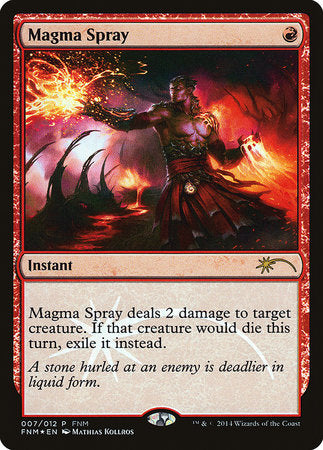 Magma Spray [Friday Night Magic 2014] | Cards and Coasters CA