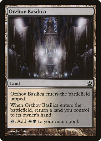 Orzhov Basilica [Commander 2011] | Cards and Coasters CA