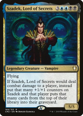 Szadek, Lord of Secrets [Commander Anthology Volume II] | Cards and Coasters CA