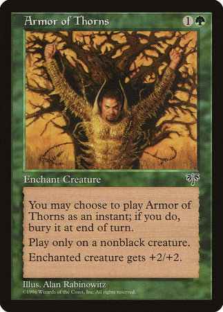 Armor of Thorns [Mirage] | Cards and Coasters CA