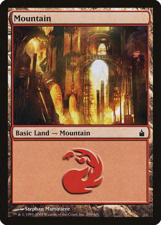 Mountain (299) [Ravnica: City of Guilds] | Cards and Coasters CA