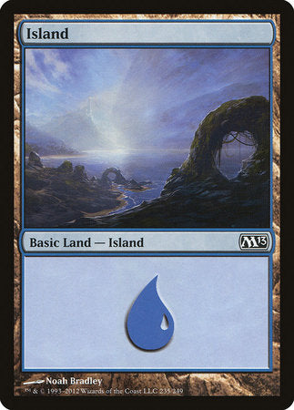 Island (235) [Magic 2013] | Cards and Coasters CA