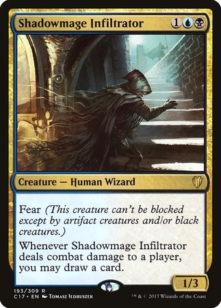 Shadowmage Infiltrator [Commander 2017] | Cards and Coasters CA