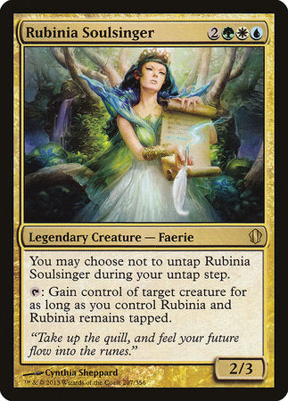 Rubinia Soulsinger [Commander 2013] | Cards and Coasters CA