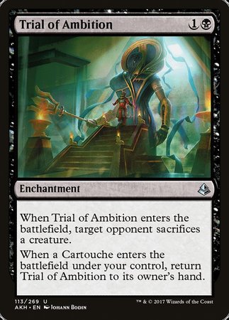 Trial of Ambition [Amonkhet] | Cards and Coasters CA