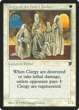 Clergy of the Holy Nimbus [Legends] | Cards and Coasters CA
