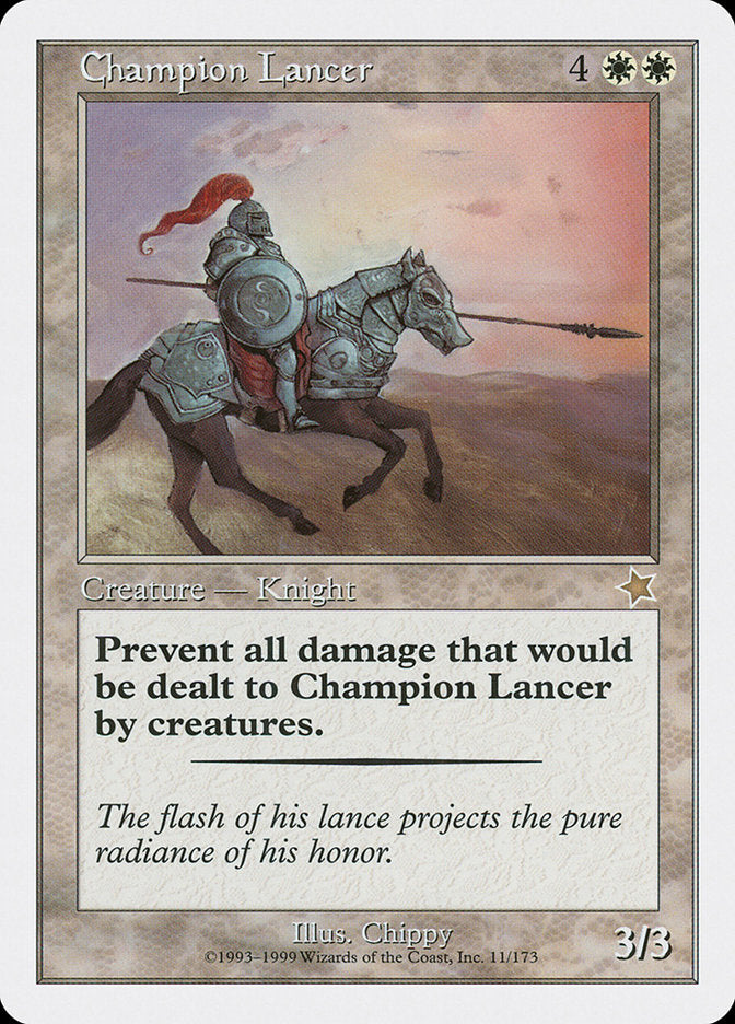 Champion Lancer [Starter 1999] | Cards and Coasters CA