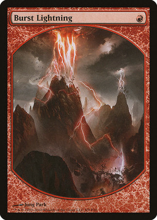 Burst Lightning [Magic Player Rewards 2010] | Cards and Coasters CA