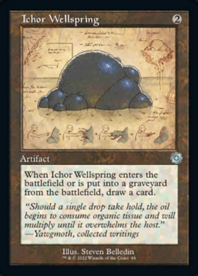 Ichor Wellspring (Retro Schematic) [The Brothers' War Retro Artifacts] | Cards and Coasters CA