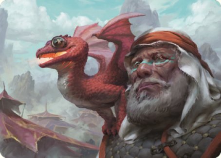Dragon Whelp Art Card [Dominaria United Art Series] | Cards and Coasters CA