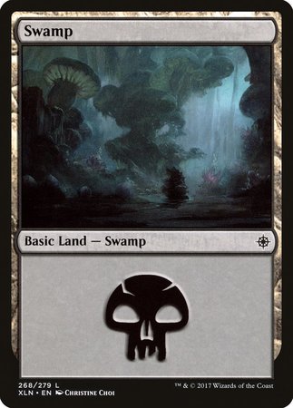 Swamp (268) [Ixalan] | Cards and Coasters CA