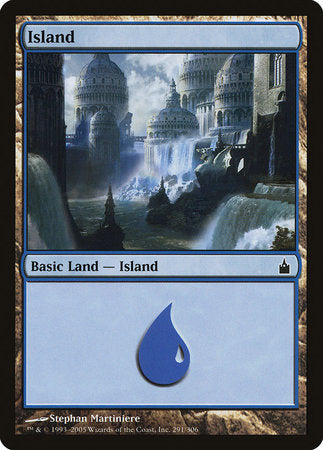 Island (291) [Ravnica: City of Guilds] | Cards and Coasters CA