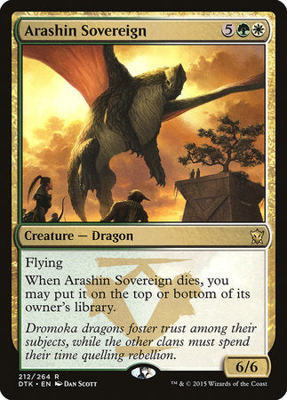 Arashin Sovereign [Dragons of Tarkir] | Cards and Coasters CA