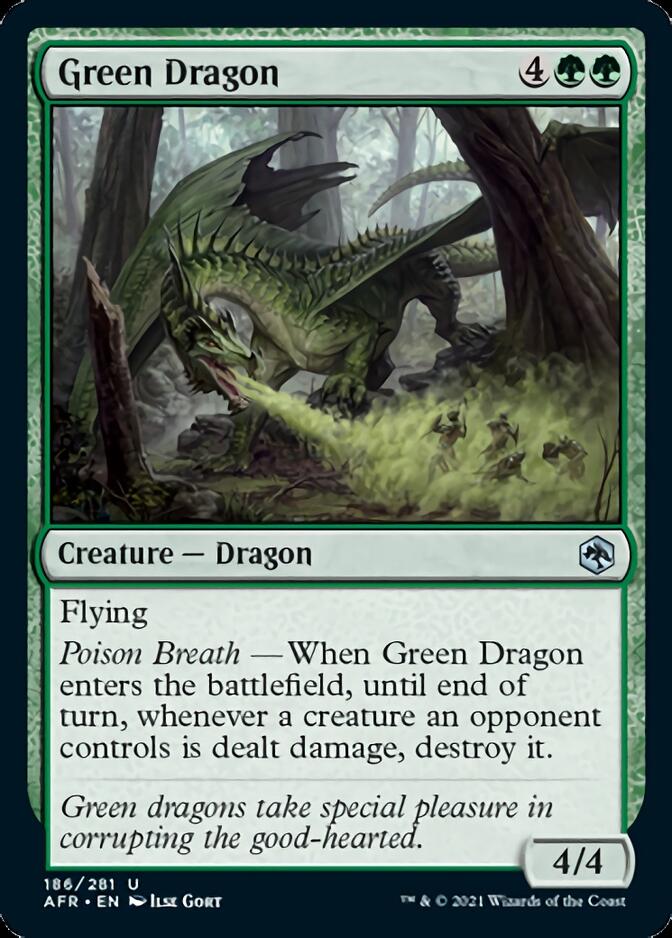 Green Dragon [Dungeons & Dragons: Adventures in the Forgotten Realms] | Cards and Coasters CA