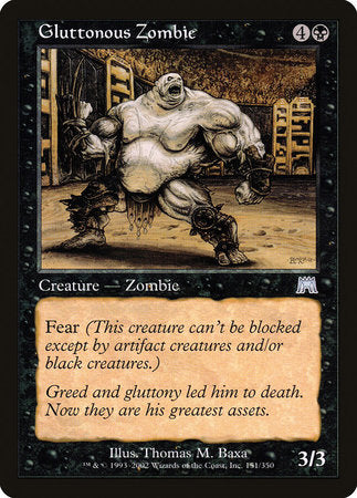 Gluttonous Zombie [Onslaught] | Cards and Coasters CA