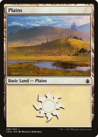 Plains (288) [Commander Anthology] | Cards and Coasters CA