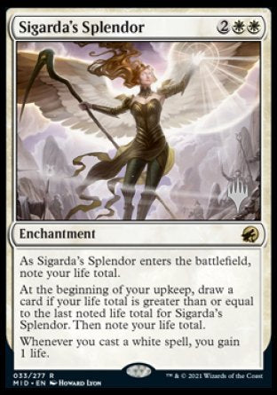 Sigarda's Splendor (Promo Pack) [Innistrad: Midnight Hunt Promos] | Cards and Coasters CA