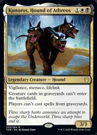 Kunoros, Hound of Athreos [Theros Beyond Death] | Cards and Coasters CA