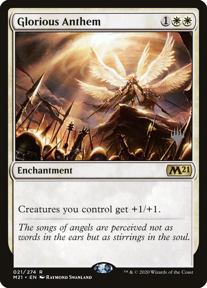 Glorious Anthem (Promo Pack) [Core Set 2021 Promos] | Cards and Coasters CA