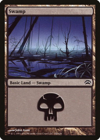 Swamp (142) [Planechase 2012] | Cards and Coasters CA