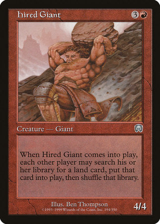 Hired Giant [Mercadian Masques] | Cards and Coasters CA