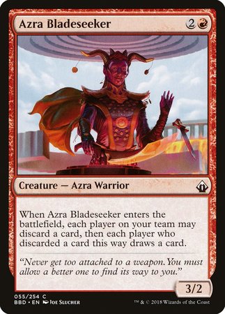 Azra Bladeseeker [Battlebond] | Cards and Coasters CA