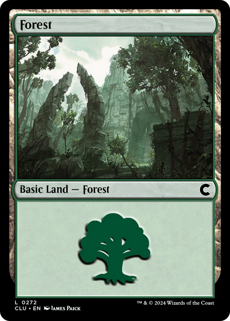 Forest (0272) [Ravnica: Clue Edition] | Cards and Coasters CA