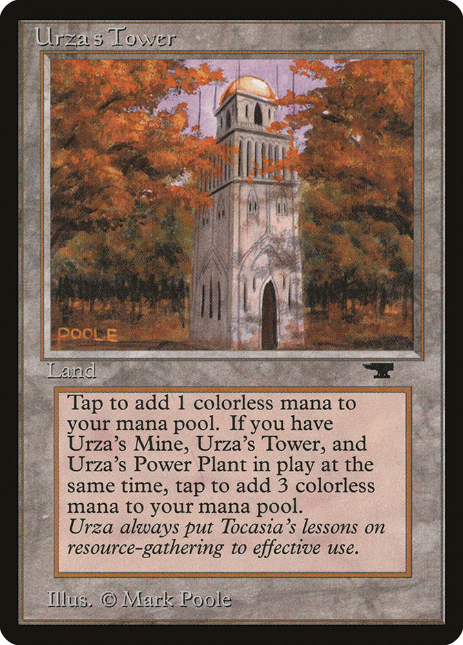 Urza's Tower (Autumn Leaves) [Antiquities] | Cards and Coasters CA