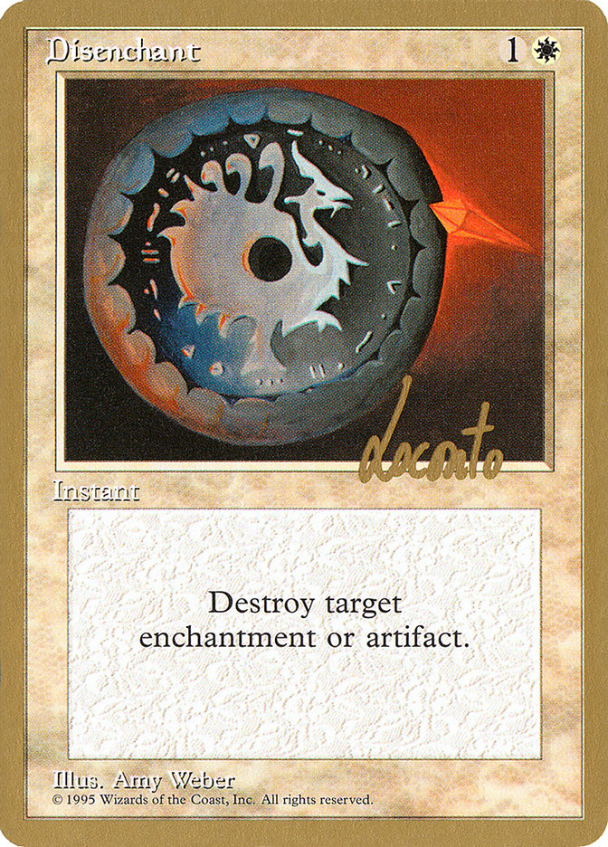 Disenchant (Michael Loconto) [Pro Tour Collector Set] | Cards and Coasters CA