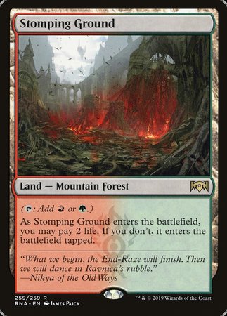 Stomping Ground [Ravnica Allegiance] | Cards and Coasters CA