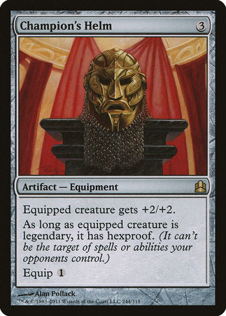 Champion's Helm [Commander 2011] | Cards and Coasters CA